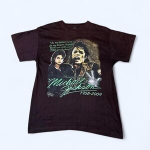 Michael Jackson Brown Graphic Tee by Safa!